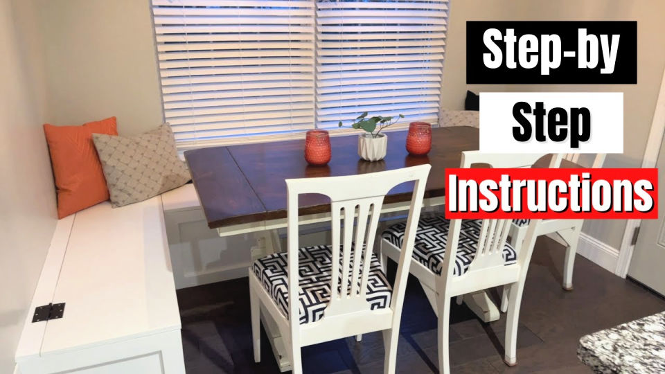 24 Free DIY Banquette Seating Plans (Build Banquette Bench) DIY Cozy Home