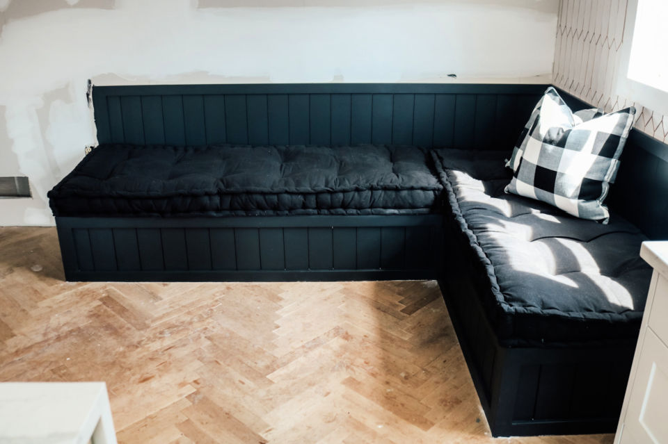 24 Free DIY Banquette Seating Plans (Build Banquette Bench) DIY Cozy Home