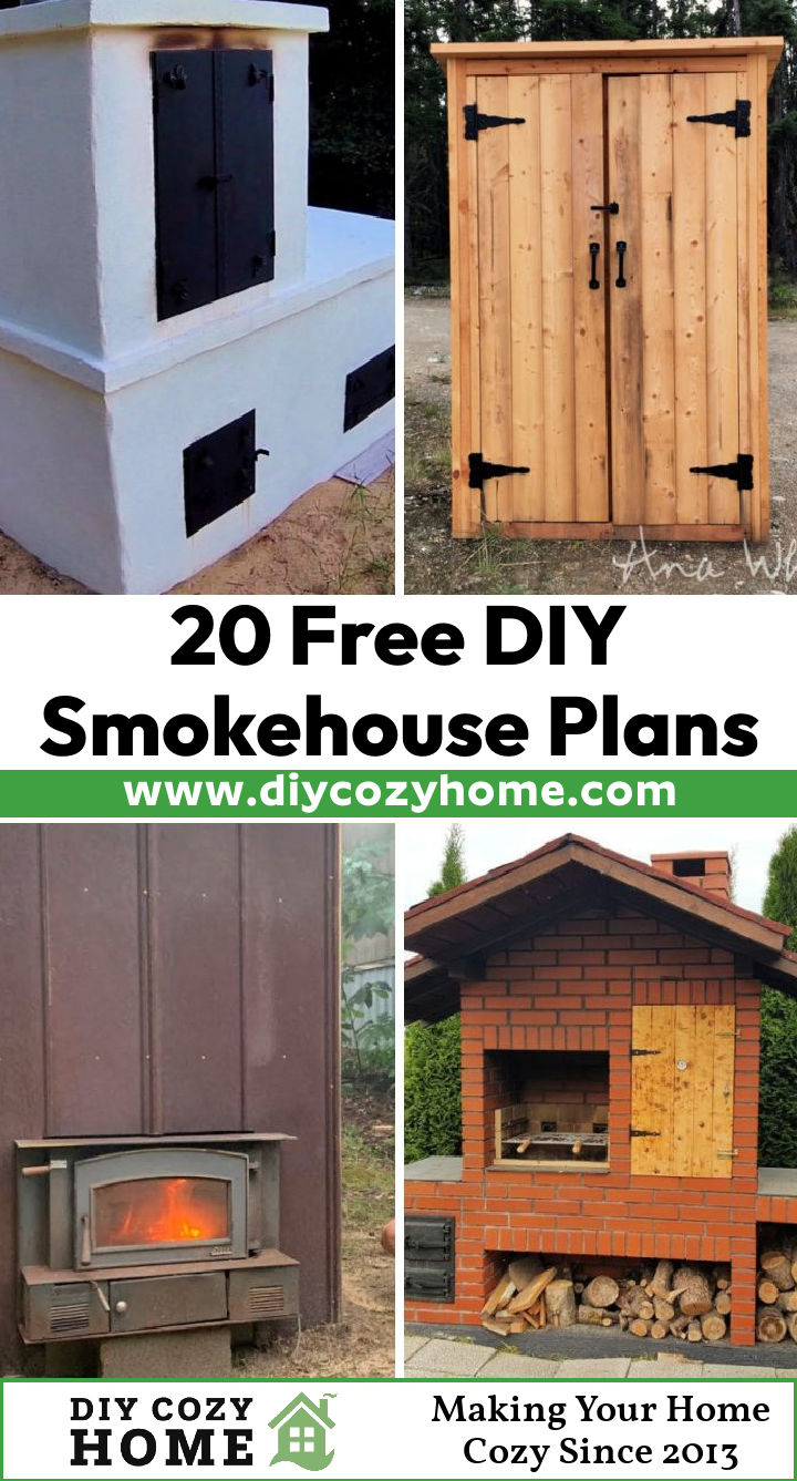 20 Free DIY Smokehouse Plans (How to Build a Smokehouse) - DIY Cozy Home