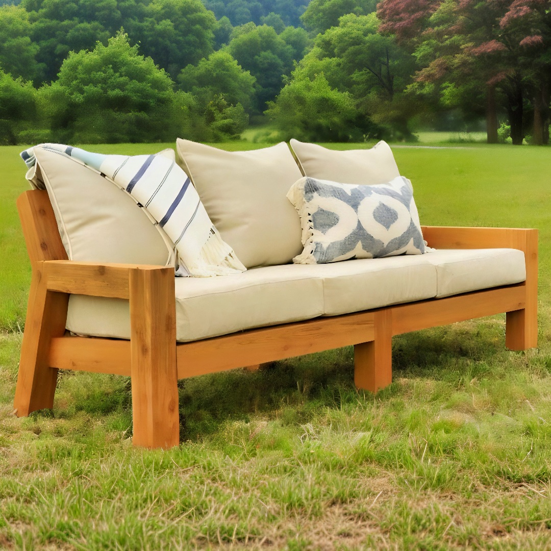 How to Build an Outdoor Sofa with Building Plans DIY Cozy Home